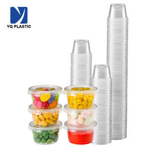 Yiqiang, fabricant <span class=keywords><strong>de</strong></span> coupelles en PET <span class=keywords><strong>de</strong></span> qualité alimentaire avec logo personnalisé, coupelles pour cacahuètes, coupelles pour wasabi, coupelles pour yaourt, coupelles pour soufflé avec couvercles - Product Image 1