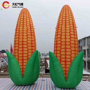Ballon publicitaire géant gonflable en forme de maïs, livraison aérienne rapide, avec ventilateur intégré, impression UV multicolore, pour événements et publicité agricole - Product Image 6