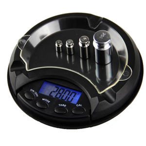 J & <span class=keywords><strong>R</strong></span>-báscula electrónica LCD para joyería, minibatería Digital de 200g x 0,01g, Cenicero de 500g, balanza de bolsillo - Product Image 6