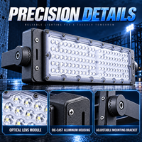 Projecteur LED anti-éblouissement haute puissance 400 W, angle de faisceau personnalisé pour terrain de football, terrain de tennis, éclairage d'arène sportive