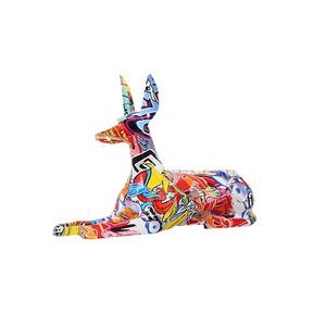 <span class=keywords><strong>Doberman</strong></span> Pinscher pintado, adorno artesanal de resina, sala de estar, dormitorio, escritorio, regalos creativos de negocios, adornos para el hogar - Product Image 3