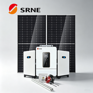 แผงโซลาร์เซลล์สำหรับบ้าน 10kw 20kw 30kw 50kw ระบบไฮบริดแบบออฟกริด ชุดแผงพลังงานแสงอาทิตย์ Lifepo4 พร้อมแบตเตอรี่ลิเธียมสำหรับใช้ในบ้าน - Product Image 1