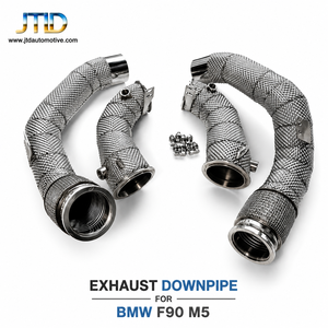 Tuberías de Escape Turbo de Alto Rendimiento con Protección Térmica para <span class=keywords><strong>BMW</strong></span> F90 M5 S63 4.4T 2018+, Barrera Térmica Avanzada, Juego de Tuberías de Competición - Product Image 1