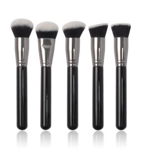 Pinceau Fond de Teint Professionnel Simple, Plat Incliné, Doux, Vegan, Liquide, Crème <span class=keywords><strong>BB</strong></span>, Pinceau Fond de Teint, Logo Personnalisé, Brosses de Haute Qualité - Product Image 1