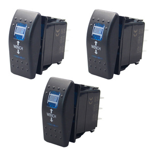 12V 24V carling biểu tượng tùy chỉnh dpdt tự động Thuyền biển LED không thấm nước Rocker chuyển đổi - Product Image 1