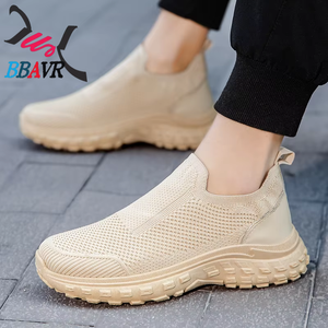 Zapatos Casuales para Hombre, Ligeros, Duraderos, Estilo Deportivo, Transpirables, Diseño Sin Cordones para Uso Diario, Primavera, Verano, Otoño, Forro de Malla - Product Image 2