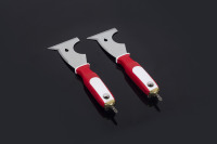 Outils de plâtrage professionnels, spatule multifonctionnelle en acier inoxydable, outils de plâtrage avec manche en fibre de verre durable