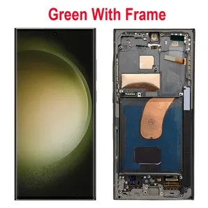 Display OLED 6.78 per <span class=keywords><strong>Samsung</strong></span> Galaxy S23 Ultra, Schermo LCD con Pannello Touch e Digitalizzatore, Parti di Ricambio con Supporto per Impronte Digitali - Product Image 3