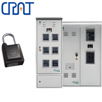 Cadenas intelligent NFC sans entretien avec gestion de clé principale pour portes en acier pour l'industrie des télécommunications