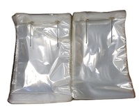 Sac en polyéthylène Wicket 10 x 19 avec 4 soufflets de fond, 1 mil, transparent, qualité alimentaire, pour l'emballage du pain