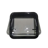 Fenêtre latérale en aluminium pour caravane avec rideau et pare-soleil pour pièces de camping-car