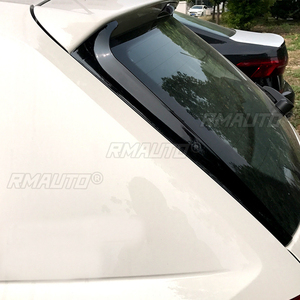 สปอยเลอร์ข้างกระจกหลังรถยนต์สีดำเงา 2 ชิ้น สำหรับ Volkswagen Polo MK6 2019+ อุปกรณ์ตกแต่งรถยนต์ - Product Image 4