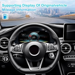 Navihua 12.3" LCD Dashboard <b>for</b> Mercedes Benz C GLC Class W205 W253 2015-2019 <b>Speedometer</b> <b>Digital</b> Cluster Instrument Kilometer - Product Image 4