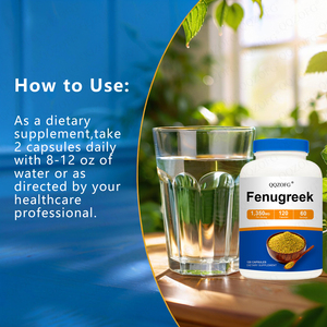 Nova Chegada Cápsula De Fenugreek Promover A Digestão Anti Inflamatório e Antioxidante 120 Contagem - Product Image 4