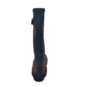 <span class=keywords><strong>Bottes</strong></span> <span class=keywords><strong>de</strong></span> <span class=keywords><strong>pluie</strong></span> en caoutchouc à fleurs pour <span class=keywords><strong>femme</strong></span>, imperméables, à talons hauts, très vendues - Product Image 5