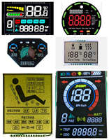 Equipo de fitness STN Pantalla LCD Medidor de presión digital Retroiluminación roja/Verde Controlador tipo COG IC ST7789 Módulos LCD