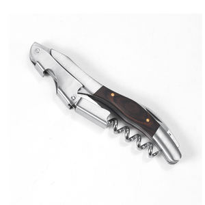 Ensemble de tire-bouchons en bois Rialto 5 pièces - Outils de bar multifonctionnels populaires, design vintage Durand, ouvre-bouteille à vin, tire-bouchon pas cher - Product Image 3