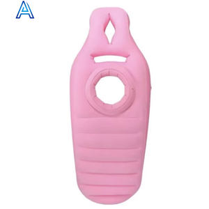 Tapis d'air gonflable confortable pliant portable flocage PVC soufflage d'air pour femme enceinte matelas de fitness yoga gravida - Product Image 2