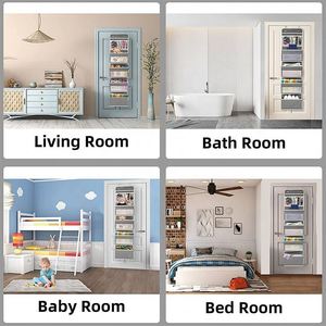 Foldable <b>Storage</b> Organizer <b>Box</b> Over Door Hanging Organizer with 4 Large Capacity Pockets & 4 Side Pockets & 2 Small Pockets - Product Image 2