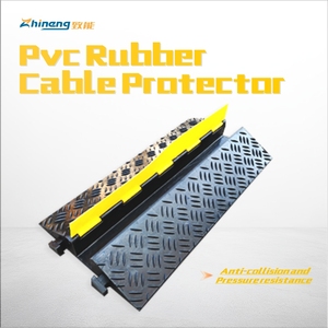 Ralentisseur de vitesse en caoutchouc PVC à 1 canal, protection de câble, rampe pour câbles - Product Image 2