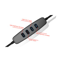 Trépied de téléphone portable pliable léger et durable HEBIKUO SJ12 pour diffusion en direct avec bras pour microphone