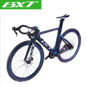 Shimano Carbon đường xe đạp ĐĨA PHANH Carbon đầy đủ cyclocross xe đạp 700C trên đường xe đạp 2*11 tốc độ hoàn chỉnh đua xe đạp