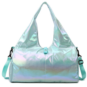 Grand <span class=keywords><strong>sac</strong></span> <span class=keywords><strong>de</strong></span> <span class=keywords><strong>sport</strong></span> en nylon avec fermeture éclair, métallique, séparable humide/sec, portable, pour le rangement en extérieur, <span class=keywords><strong>sac</strong></span> <span class=keywords><strong>de</strong></span> <span class=keywords><strong>sport</strong></span> pour <span class=keywords><strong>femme</strong></span>, <span class=keywords><strong>joli</strong></span> <span class=keywords><strong>sac</strong></span> <span class=keywords><strong>de</strong></span> voyage, <span class=keywords><strong>sac</strong></span> bandoulière - Product Image 2