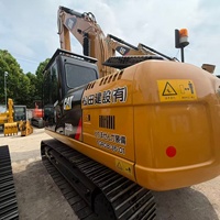 Excavatrices d'occasion CAT320D2L de haute qualité, importées du Japon, 20 tonnes, en bon état, pour le terrassement, avec certification CE.