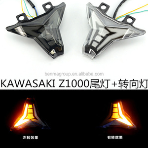 Xe Máy Phổ Tích Hợp LED Đuôi Ánh Sáng Lần Lượt Tín hiệu Phía Sau Dừng Đèn Phía Sau Ánh Sáng Lắp Ráp Ninja 250 400 Z1000 - Product Image 6