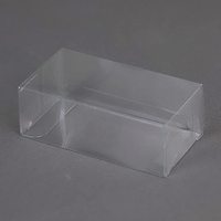 Mini boîte en plastique transparente en PVC PET transparent quantité minimale de commande fabriquée en usine pour l'emballage de détail Boîte d'impression en plastique PVC RPET haute transparence