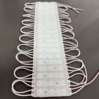 Échantillon Gratuit Modules LED injectables pour enseignes lumineuses 20/30/40/50 pièces en série 12V 6313 Blanc Chaud Intérieur IP65