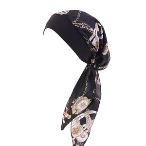 <span class=keywords><strong>Bonnet</strong></span> élastique à large bord de style rustique, turban d'été pour chimiothérapie, foulard pour <span class=keywords><strong>cheveux</strong></span> longs, couvre-chef pour femmes, chapeaux pour le <span class=keywords><strong>cancer</strong></span>, bandana - Product Image 3