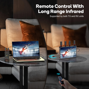 Extenseur <span class=keywords><strong>HDMI</strong></span> sans fil de haute qualité, transmetteur 400m, transmission d'image sur écran traversant les murs et extenseur <span class=keywords><strong>HDMI</strong></span> sans fil Tx Rx - Product Image 6