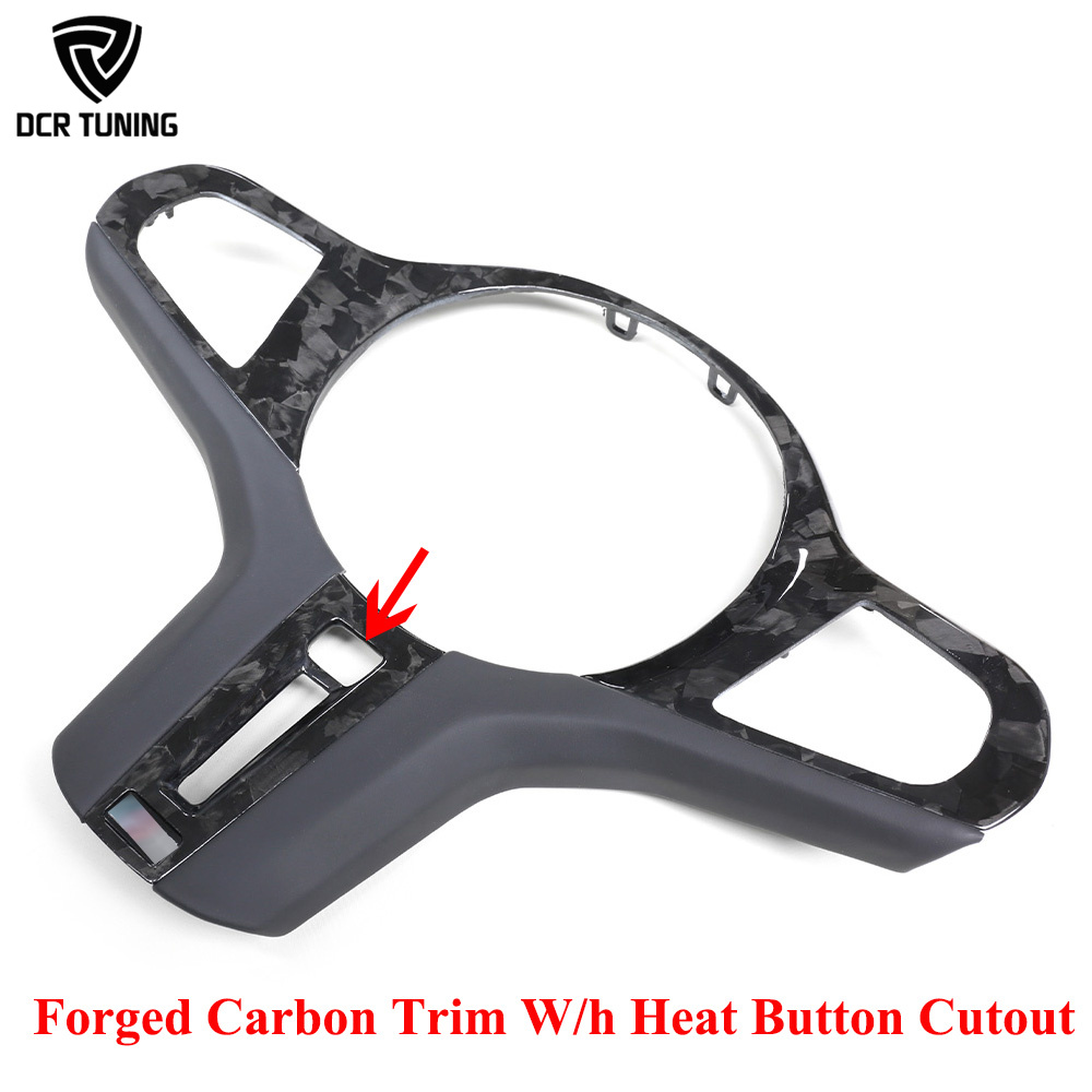 Carbone forgé + coupe de bouton de la chaleur
