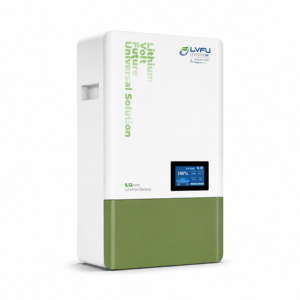 แบตเตอรี่ LVFU 48V 100Ah lifepo4 สำหรับเก็บพลังงานที่บ้าน เปลี่ยน BMS ได้ใน 3 นาที ติดผนัง แบตเตอรี่ลิเธียมไอรอนฟอสเฟต LFP 5kWh - Product Image 1