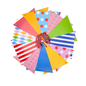 Drapeau banderole en papier vintage vente en gros, banderoles de drapeaux, banderoles pour chambre d'enfants, <span class=keywords><strong>décoration</strong></span> de fête d'<span class=keywords><strong>anniversaire</strong></span> pour bébé - Product Image 5