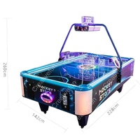 Table de hockey sur air de luxe Machine de sport d'arcade d'intérieur à pièces en métal durable Langue anglaise