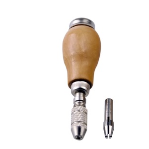 Manico in Legno per Orafo con Mandrino a 3 Griffe da 1 mm, 2,35 mm, 3 mm, Morsa a Spillo per Zigrinatura e Orologeria - Product Image 4