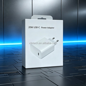 ที่ชาร์จโทรศัพท์มือถือ 20W PD ชาร์จเร็ว ชนิด Type C พร้อมอะแดปเตอร์ EU US UK สำหรับ <span class=keywords><strong>iPhone</strong></span> 17 16 15 <span class=keywords><strong>14</strong></span> - Product Image 2
