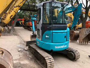 Mini-excavatrice sur chenilles d'occasion d'origine chinoise SWE35U SWE90U avec moteur et pompe à composants importés, en vente à prix réduit - Product Image 4