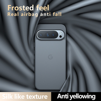 Coque de téléphone mate armure givrée pour Google Pixel 9 Pro XL 8 Pro 8A 5G couverture transparente Pixel 7A acrylique mince antichoc pare-chocs Funda