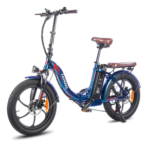FAFREES-Vélo électrique portable 20 pouces avec affichage, suspension avant, 7 vitesses, 18Ah, 250W, vélo électrique pliable, <span class=keywords><strong>F20</strong></span> Pro, stock européen - Product Image 2