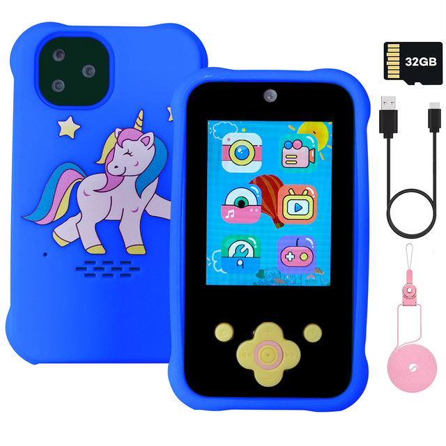 Kids Smart Phone Toys for Girls Boys Toddler Cell Phones Toy With Touchscreen Camera MP3 Learning Smartphone