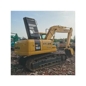 Nokta satış en düşük fiyat Komatsu PC160-7 kullanılmış ekskavatör Komatsu ikinci el araç inşaat makineleri