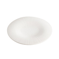 Assiette de présentation moderne en céramique et porcelaine, mat, gaufrée, écologique, de luxe, pour hôtels, restaurants et services de restauration fine