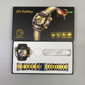 นาฬิกาอัจฉริยะ Z91Pro Max หน้าปัดทรงกลม รองรับการชาร์จแบบไร้สาย พร้อมฟังก์ชันเข็มทิศ มาตรฐานกันน้ำ IP67 - Product Image 5