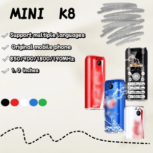 K8 Mini Bar Music Phone 2G GSM Sbloccato Lettore Video MP3 1200mAh <span class=keywords><strong>Cellulare</strong></span> Durevole Funzionalità Telefono <span class=keywords><strong>Cellulare</strong></span> Spagnolo Tedesco Francese - Product Image 2