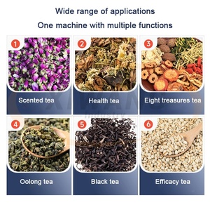 Machine d'emballage automatique pour feuilles de thé, avec sac intérieur et extérieur, avec ficelle et étiquette pour le remplissage de sachets alimentaires - Product Image 6