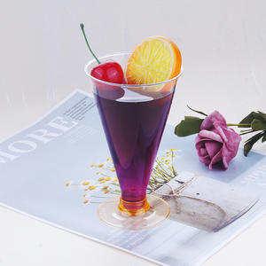 Taza <span class=keywords><strong>de</strong></span> Mousse <span class=keywords><strong>de</strong></span> pastel <span class=keywords><strong>de</strong></span> pudín <span class=keywords><strong>de</strong></span> gelatina <span class=keywords><strong>de</strong></span> plástico cónico desechable transparente <span class=keywords><strong>de</strong></span> pie alto - Product Image 2