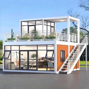 20 chân và 40 chân có thể tháo rời nhà thép đúc sẵn có thể gập lại sử dụng hàng ngày thiết kế biệt thự - Product Image 2